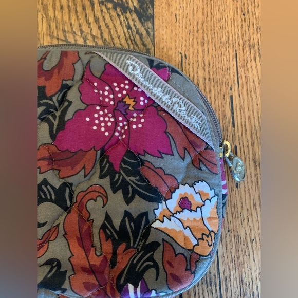 Oscar de la Renta Kisslock Floral Pouch Cosmetic Jewelry Travel Bag set of 3 - Picture 2 of 12